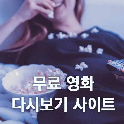 무료 영화 다시보기 사이트 3곳 이용하기