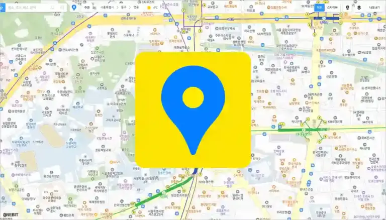 다음지도 홈페이지 바로가기 (https://map.kakao.com)