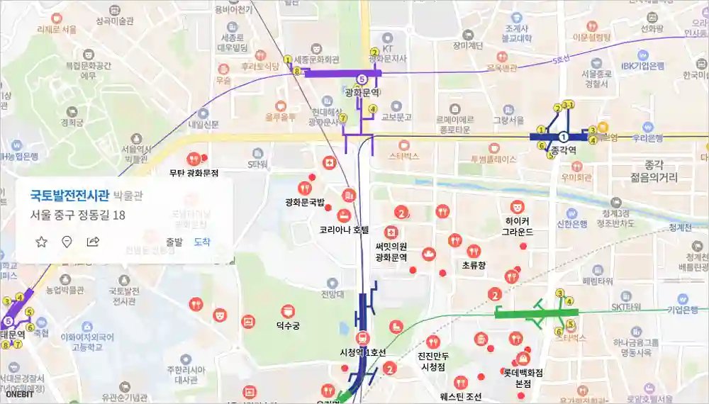 네이버 지도 사이트 바로가기 (https://map.naver.com)