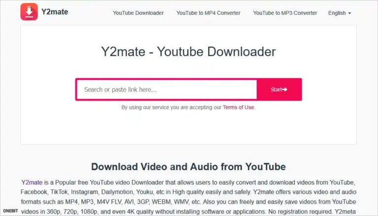 유튜브 다운로드 사이트 y2mate.com (이게 가장 낫더군요)