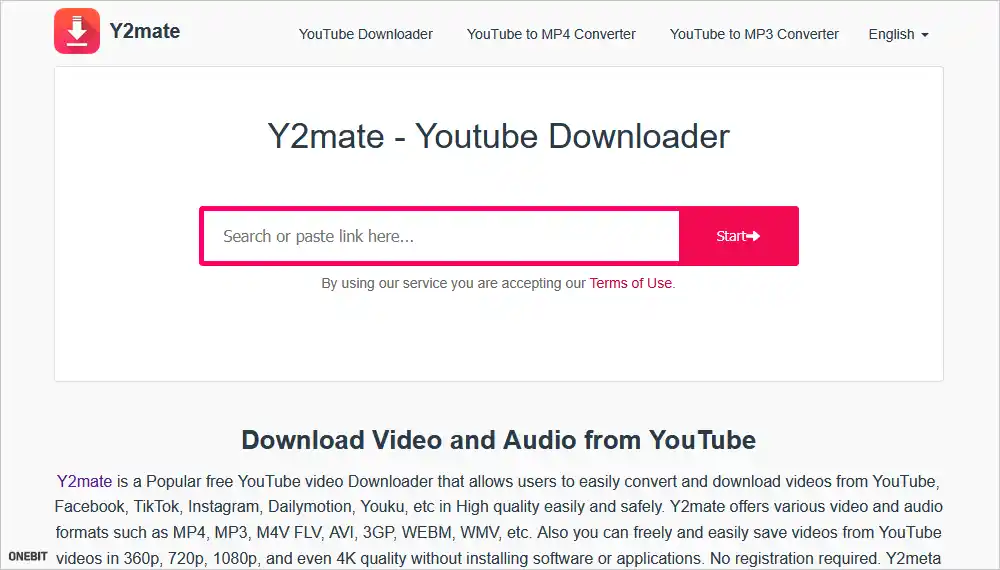 유튜브 다운로드 사이트 y2mate.com (이게 가장 낫더군요)