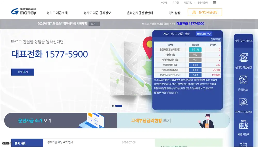 경기신용보증재단 지머니 G-money 바로가기 (g-money.gg.go.kr)